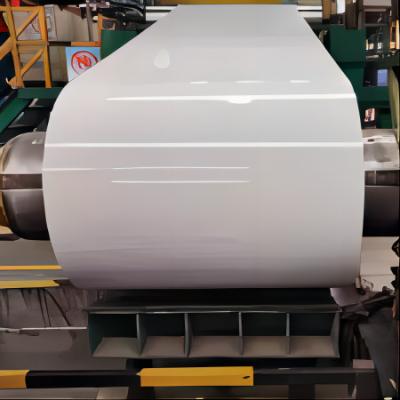 China ASTM 8011 Aluminum Coil White 100-2650mm Width Painted Aluminium Coil for sale