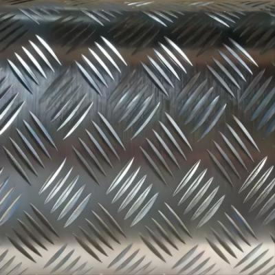 China 5754 Aluminum Checkered Plate Alloy Chequer Plate Sheets 100mm To 1650mm Width for sale
