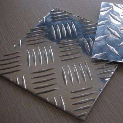 China 5083 H112 Aluminum Checkered Plate Alloy Sheet 1/4 Inch Thick Anodizing Finish for sale