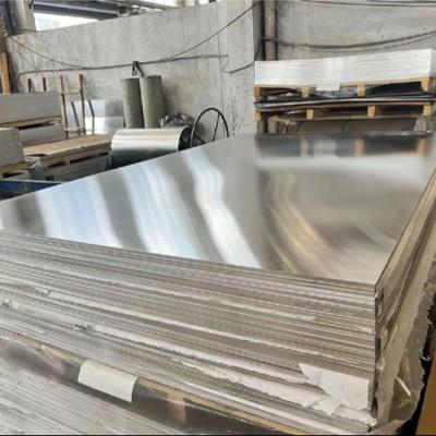 China Gepolijste 6063 7075 H12 aluminiumplaat 4 x 8 maat voor bouwmateriaal Te koop