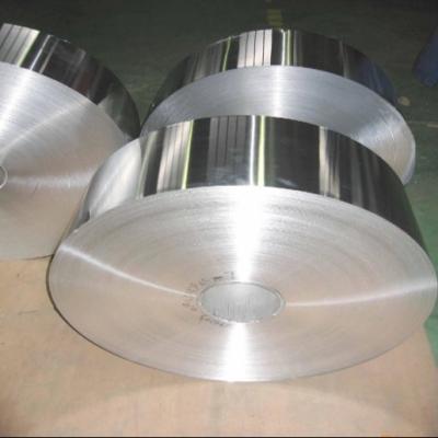 China Brushed Mirror 1100 H16 Thin Aluminum Strips Color Coated Cold Drawn Alloy 50mm Width for sale