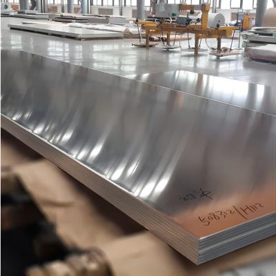 Chine 5052 5083 5754 Plaque d'aluminium feuille 4′*8′ Bleue alliage industriel protégé par film en PVC à vendre