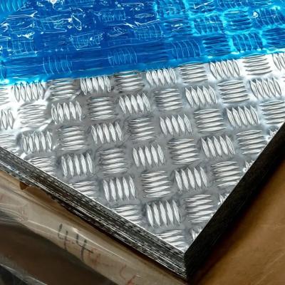 China 1100 Pure Aluminum Checkered Plate 2mm 3mm Thick Alloy Sheet Diamond Pattern for sale