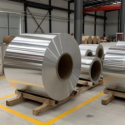 China ASTM 5052 H111 Aluminium Coil 48 Inch With Different Size ASTM B209 Silver Color for sale