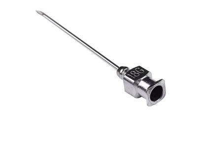 China Veterinary stainless steel syringe needle with luer lock for pig/animal/chicken/livestock for sale