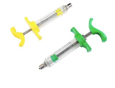 China 10ml 20ml 30ml 50ml Automatic Injection Veterinary Plastic Steel Syringe for Cattle Sheep Pig for sale