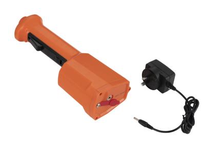 China 5.5W Electric Cattle Prodder Pig Prod Rechargeable ABS Orange for sale