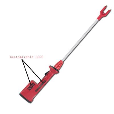 China Red 5200mah Rechargeable Cattle Prod 98cm Electric Cow Prodder for sale