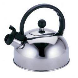 China Silver Color Stainless Steel Tea Kettle / 3.0L To 7L Whistling Teapots Kettles for sale