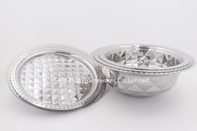 China Home Goods 28cm Stainless Steel Basin Soup Bowl Set for sale