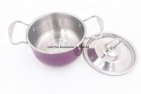 China 6pcs 20cm Stainless Steel Casserole Hot Pot Insulated Food Warmer for sale