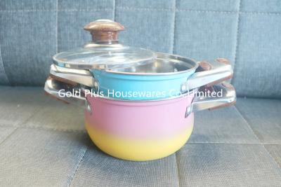 China Buffet Stainless Cooking Stew Pot With Plastic Heat Insulation Handle for sale