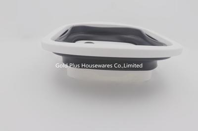China Outdoor Travel LFGB 3cm Folding Plastic Basket for sale