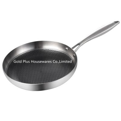 China 30cm Diameter Kitchen Non Stick Frying Pot Thick Bottom for sale