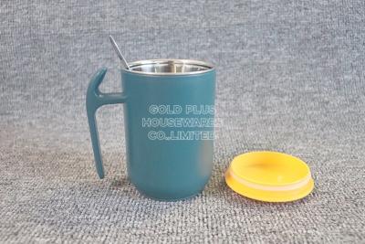 중국 가정 Drinkware PP 예쁜 상자 12.3cm 고도로 놓이는 플라스틱 덮개 Thermos 컵 판매용