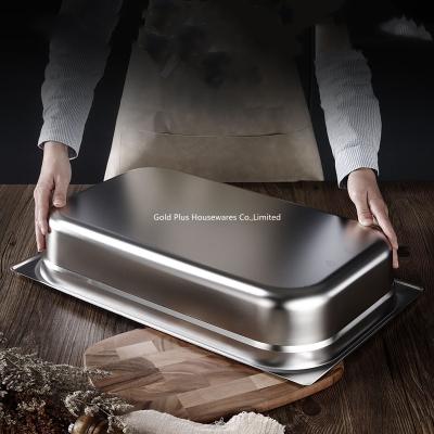 China 1/1 Stainless Steel Food Warmer For School Anti Corrosion Safe Food Container for sale