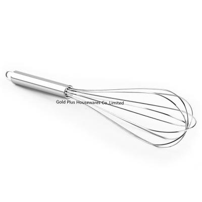 China Baking Stir Stainless Steel Hand Egg Beater Multifunctional Coil Flour Mixer for sale