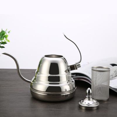China 1200ml Pour Over Long Narrow Spout Kettle Easy To Operate for sale