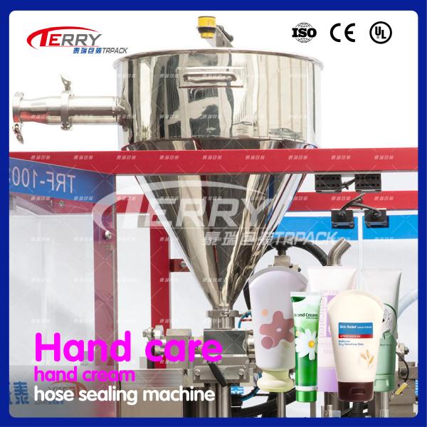 Quality 75BPM Fully Automatic Cosmetic Tube Filling Sealing Machine OEM ODM for sale