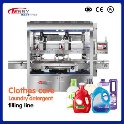 China 2L-5L Liquid Detergent Packaging Machine 3000 Bottles Per Hour for sale