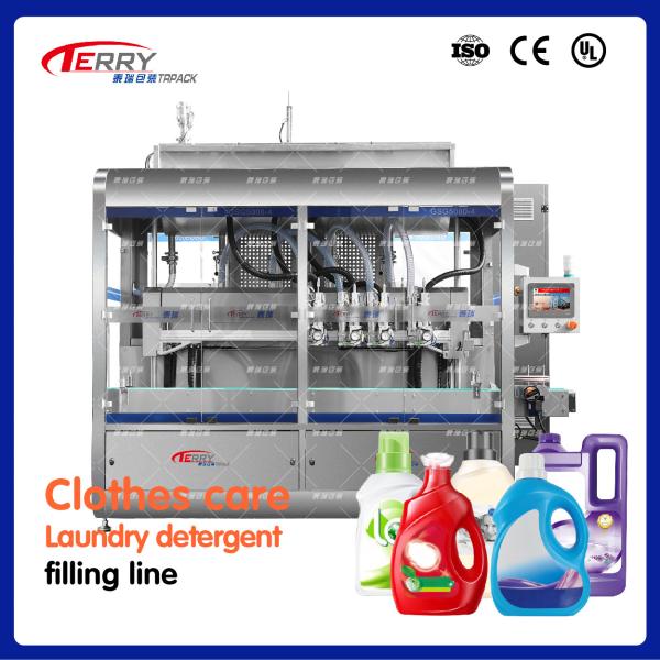 Quality 12 Heads Liquid Detergent Filling Machine 380V 50Hz for Daily chemical products for sale