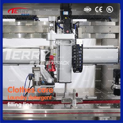 China Acero inoxidable 304/316 Soluciones de la máquina de llenado de detergente 3000 botellas/h en venta
