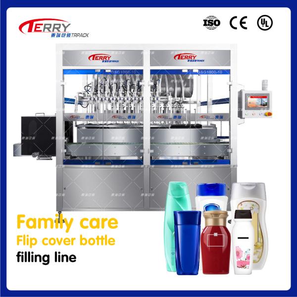 Quality 80BPM Automatic Liquid Table Top Bottle Filling Machine 100-1000mL for sale