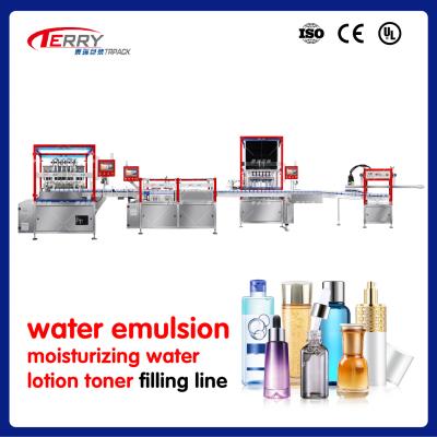 China 0.6-0.8MPa Lotion Cosmetics Filling Machines AC 380V 50Hz for sale