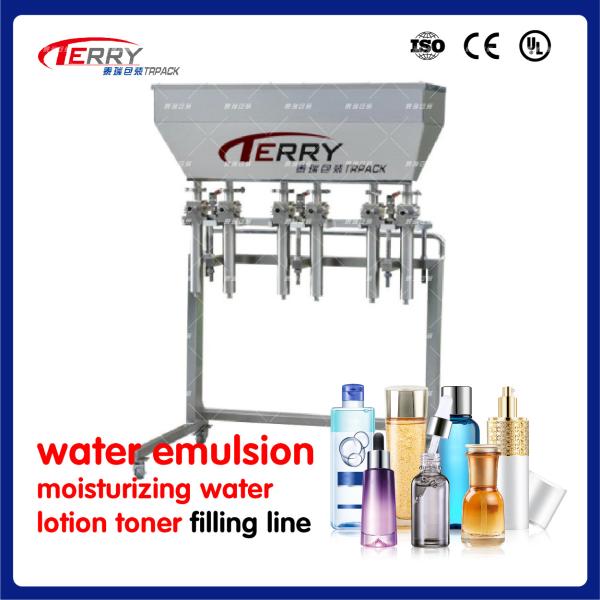 Quality 0.6-0.8MPa Lotion Cosmetics Filling Machines AC 380V 50Hz for sale