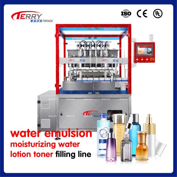 Quality 1.5KW Automatic Lotion Cosmetics Filling Machine 0.6-0.8MPa for sale