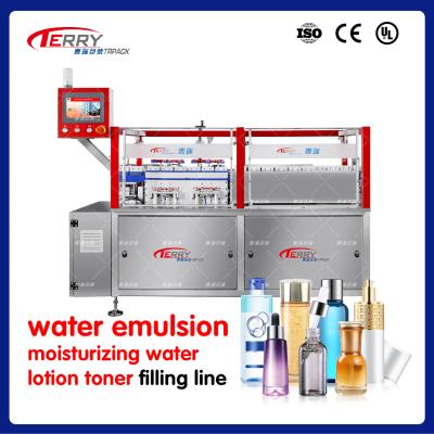 Chine Machine automatique de remplissage de lotion par émulsion en acier inoxydable 304/316 50 BPM à vendre