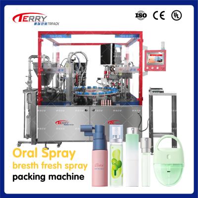 China Food Grade SS316L Spray Bottle Filling Equipment Cosmetic Bottle Filling Machine for sale