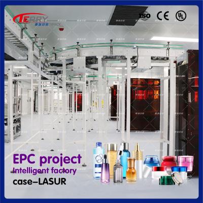 China Projeto EPC Máquinas de embalagem de cosméticos Máquina de enchimento de cosméticos totalmente automática à venda
