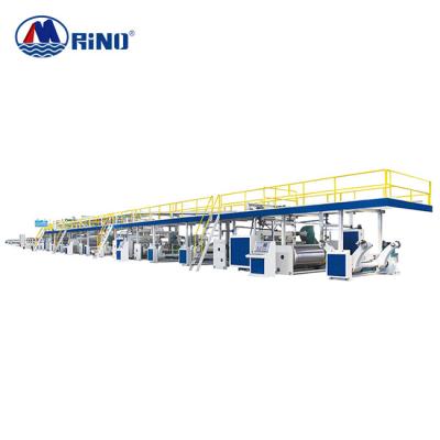 China 3 5 7 Ply Carton Production Line 100m/Min 100kw 5 Ply Automatic Corrugation Plant for sale