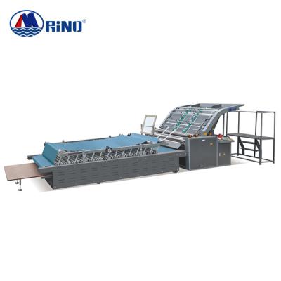 China Cardboard Semi Automatic Flute Laminator 1300×1100mm With Touch Screen Control for sale
