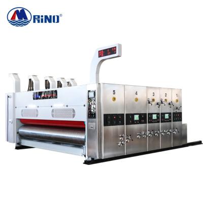 China máquina de impressão 200Pcs/de Flexo da caixa da caixa de 1200mm Min With Slotter à venda