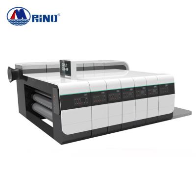China 1400x2400 RINO Carton Box Flexo Printing Machine , 45KW Corrugated Board Printers for sale