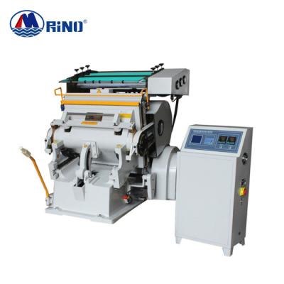 China 3KW Hot Stamping Cardboard Box Die Cutting Machine 930*660mm Plate Frame for sale