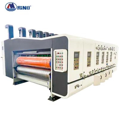 China Automatic Carton Box Flexo Printing Slotting Machine 4 Color For Corrugated Board for sale