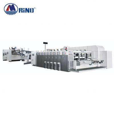 China máquina de 250Pcs/Min Carton Box Flexo Printing que ata con correa la línea del acoplamiento en venta