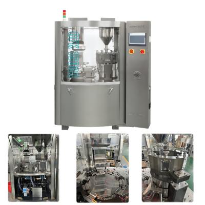 China Low Noise Semi Auto Capsule Filler 8KW Pellet Types Of Capsule Filling Machine for sale