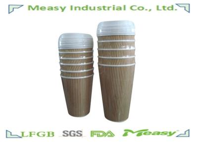China Disposable Tripple Wall Coffee Paper Cup with Custom Design Printed PS Lid for sale