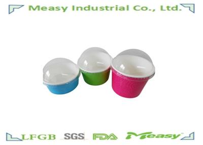China Ice Cream Lids Paper Bowl For Scoop /  Milkshake / Salad No Harm To Human for sale
