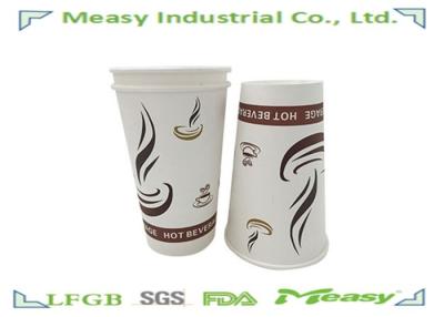 China 500ml Disposable Paper Coffee Cups With Custom Logo Printed for sale