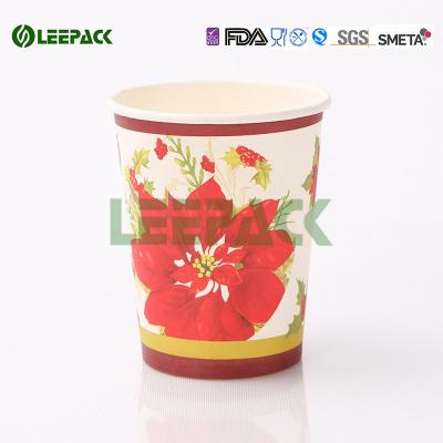 China Recyclable Takeaway Coffee Cups  , Disposable Drinking Cups With Plastic Lids for sale