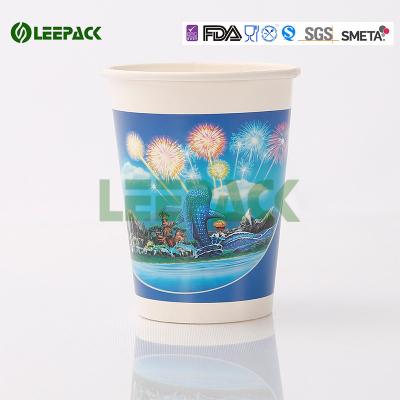 China Large / Medium Size Cold Paper Cups , Double PE Coated disposable cold drink cups with lids for sale