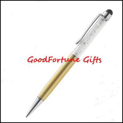 China Promotion gift Twist Action Crystal Iphone touch pen for sale