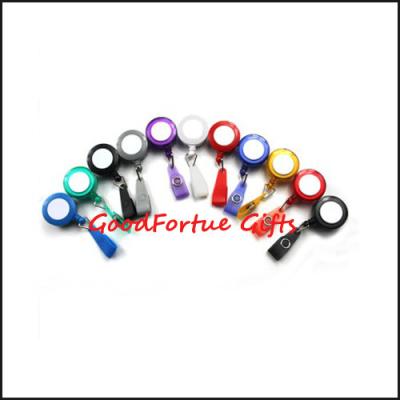 China promotion gift Coloured Lanyard Badge Reel printed logo for sale