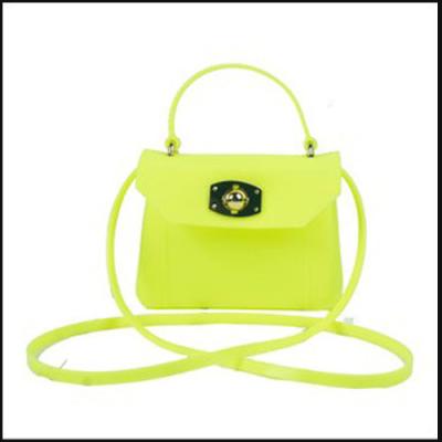 China Silicon Zipper Shoulder Bag With Bowknot hnadbag for sale