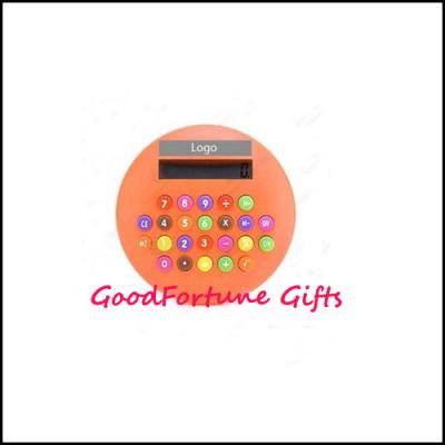 China Promotional gift Coloured Round Calculator for sale